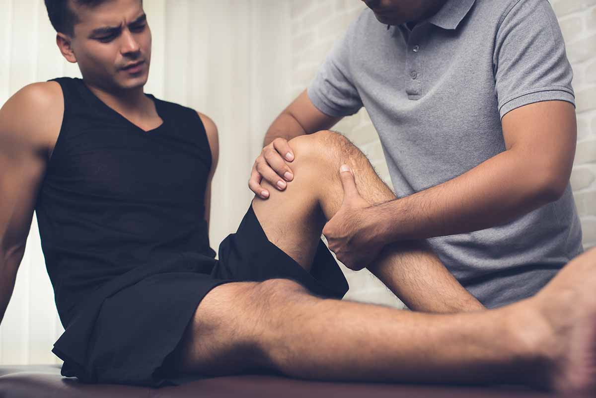Osteopathische Kniebehandlung Schmerzen in den Knien